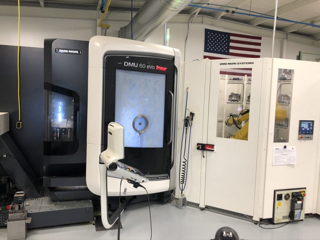 DMG Mori DMU 60 eVO Linear 5-Axis Production Cell