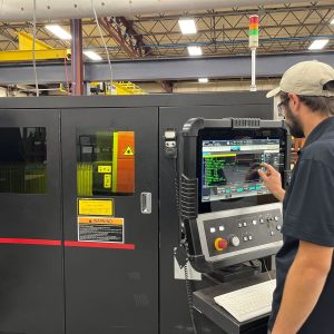 Amada LCG 3015 AJ Fiber Laser Cutting System